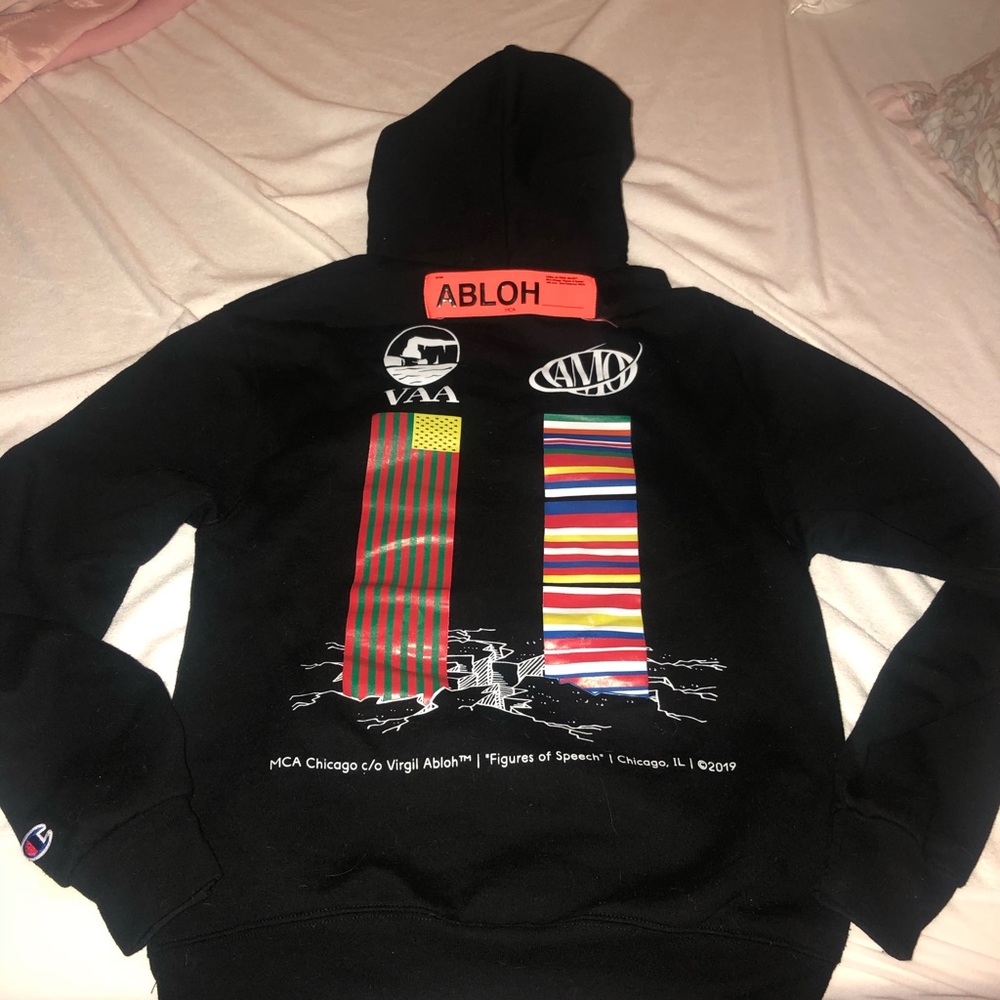 Virgil Abloh Figures of Speech MCA limited hoodie